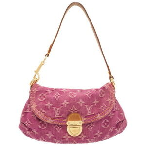Louis Vuitton Monogram Denim Pleaty Semi Shoulder Bag